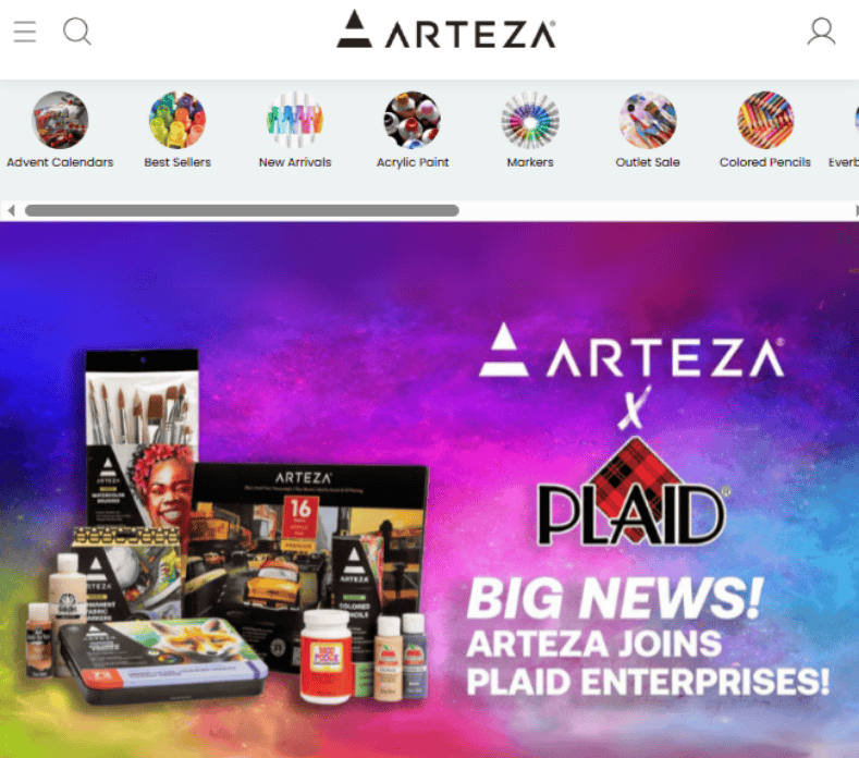 Arteza Website