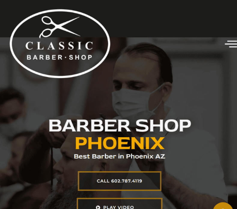 Classic Barbershop Website