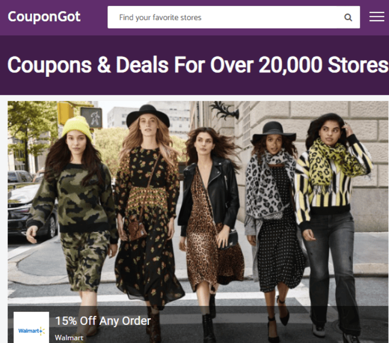 CouponGot Website
