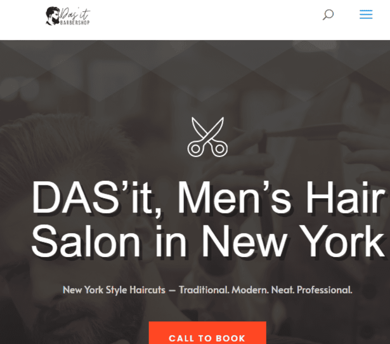 Dasit Barbershop Website