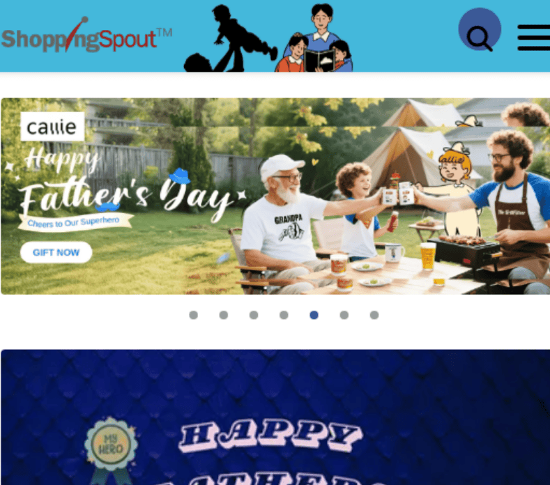 ShoppingSpout Website