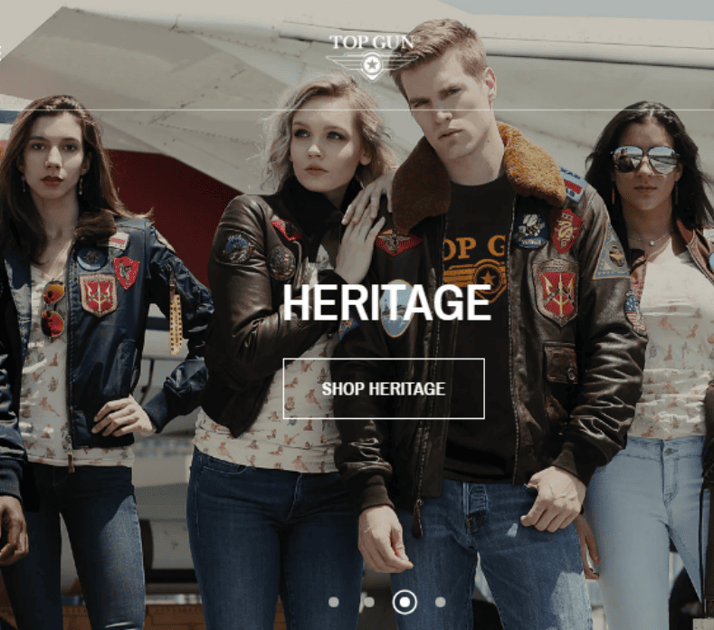 Top Gun Website