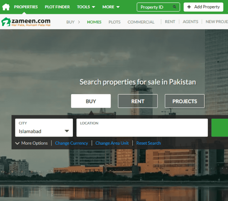 Zameen Website